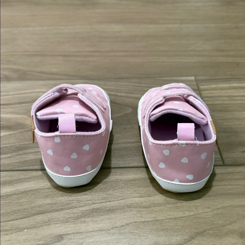 Pink Heart Kids Shoes
